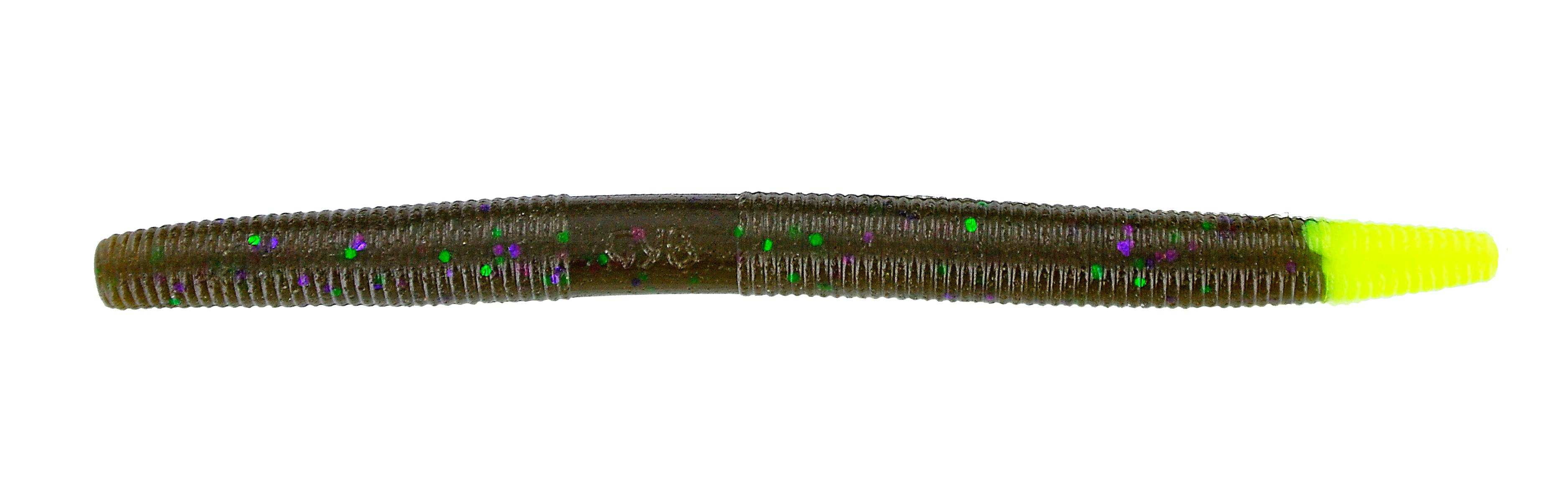 ヤヌカミ Yamamoto 5 Senko Lure - Green Pumpkin/Chartreuse - Walmart.com