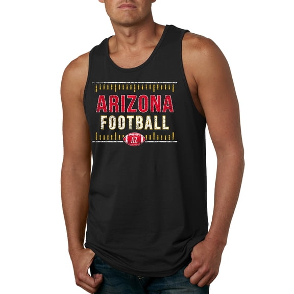 Arizona ARI Hometown City Football Fan Pride Sports Mens Graphic Tank Top, Black, Small