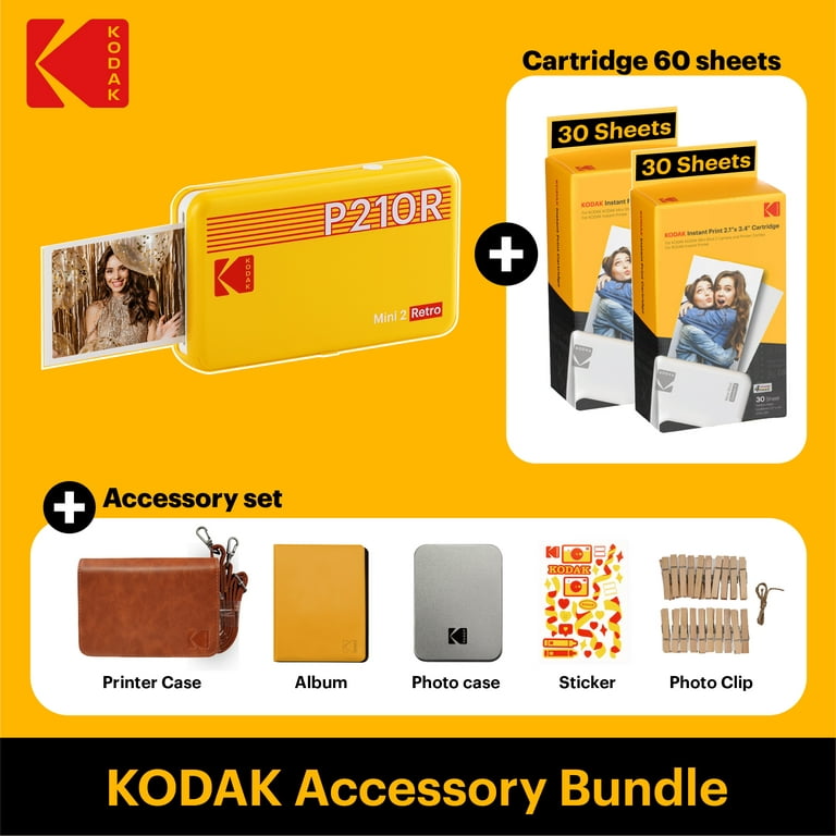 Kodak 4PASS Film Cartridge (2.1x3.4) for Kodak Mini 2 Retro and