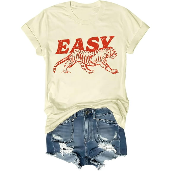 Easy Tiger Shirt Women Man, Easy Tiger Shirt, Tigers Shirts Women Man