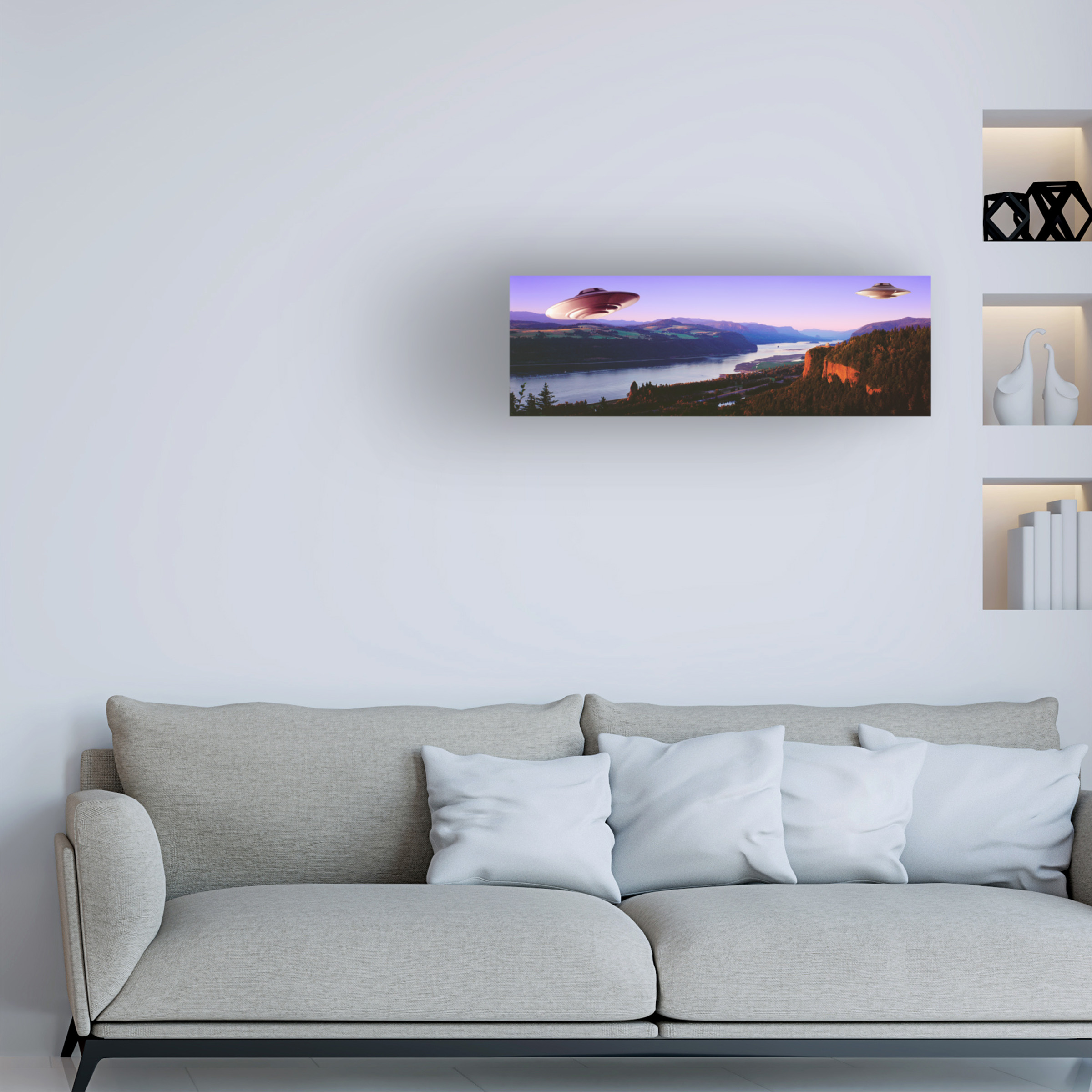 Trademark Fine Art 'Flying Saucers' Canvas Art by Joe Felzman Photography