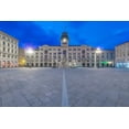 thumbnail image 2 of Tilley, Rob 18x13 Gold Ornate Wood Framed with Double Matting Museum Art Print Titled - Italy-Trieste-Piazza Unita dItalia at dawn, 2 of 4