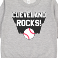 thumbnail image 3 of Inktastic Cleveland Rocks with Baseball Toddler Sweatshirt, 3 of 4