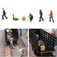 thumbnail image 5 of de personas en miniatura, poses variadas, accesorios de resina, de trabajadores pintadas delicadas realistas, 1/64 para Hugo Figuras de personas, 5 of 8