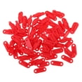 thumbnail image 1 of 100 Piezas de Raqueta de Badminton Sunnimix ojetes de Silicona rojo Tamaño S, 1 of 8