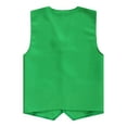 thumbnail image 2 of YONGHS Kids Boys Girls Volunteer Activity Vest Sleeveless Waistcoat Activities Uniform Green 9-10, 2 of 3
