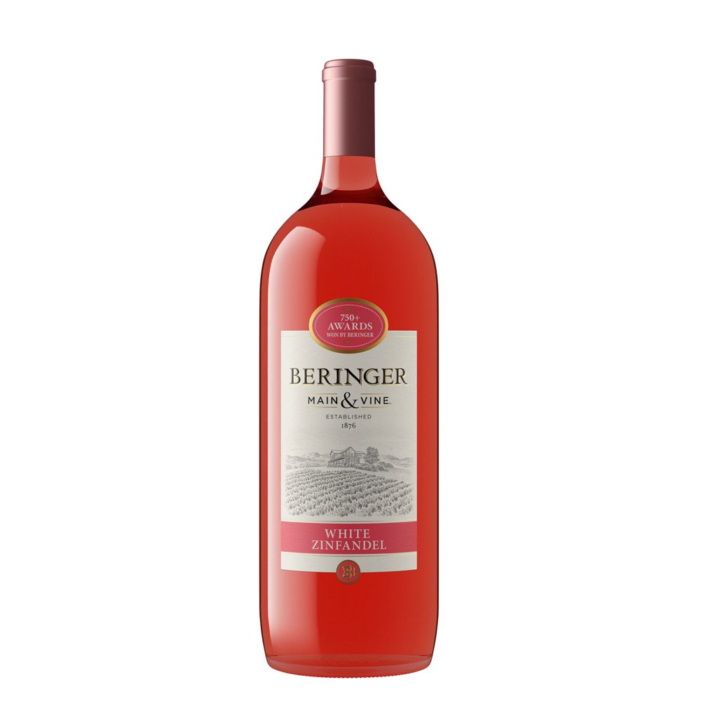 Beringer Main & Vine™ White Zinfandel Pink Wine 1.5 Liter, American