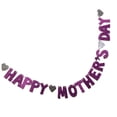 thumbnail image 6 of GOOHOCHY  Latte Flowers for Mother's Day Mothers Decorations Hanging Banner Happy Garlands Rosy, 6 of 7