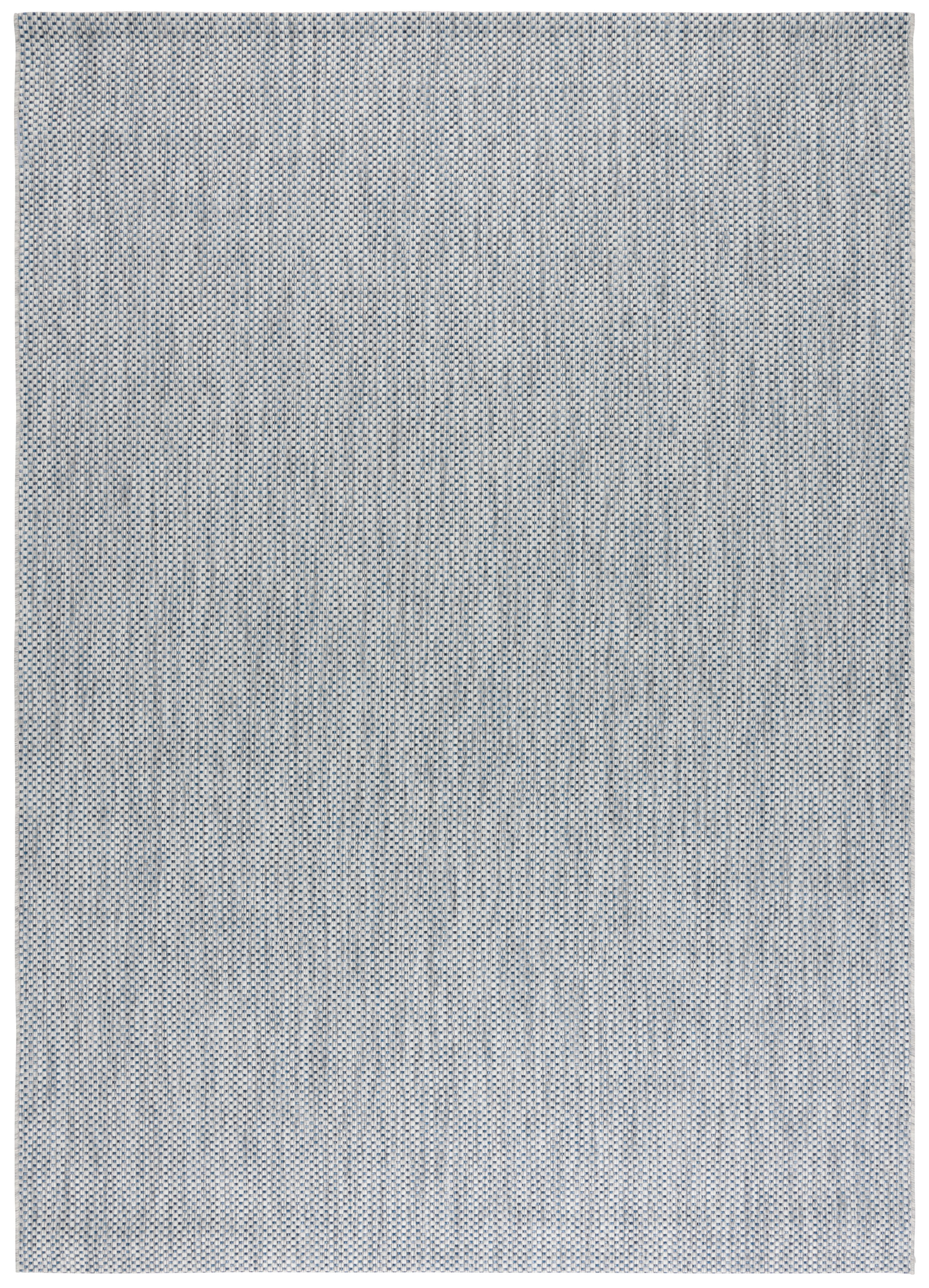 Safavieh Courtyard Finnian Solid Indoor/Outdoor Area Rug, Gray/Navy, 10' x 14'