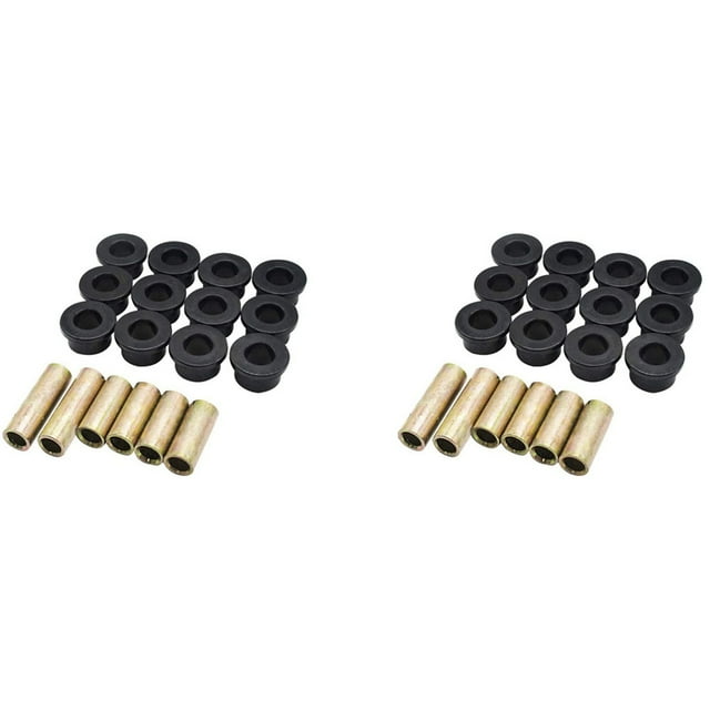 2 set Front or Rear Leaf Spring Front Upper A Arm Suspension for Club Car Golf Cart,Bushing and Sleeve Kit