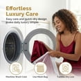 thumbnail image 6 of Lipa Satin Sheets Queen Sheet Set, Silky Luxury Bed Sheets With Deep Pocket,4 Pieces,Burgundy, 6 of 8