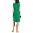thumbnail image 2 of Kasper Womens Colorblock Knee-Length Sheath Dress, 2 of 2