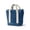 Denim Blue, variant on Small 3 Pocket Zip Top Canvas Tote Bag