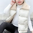 thumbnail image 2 of Gubotare Kids Down Jacket Boys Puffer Vest Kids Zipper Winter Quilted Sleeveless Jacket with Pockets Size 6-7 (White,6-7 Years), 2 of 9