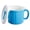 Light Blue, variant on CorningWare French White 20-ounce Meal Mug with Vented Lid
