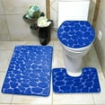 thumbnail image 1 of LSLJS Bathroom Rugs Sets 3 Piece Bathroom Carpet, Super Soft Non Slip Bathtub Carpet and Absorbent Bath Mat, Bathroom Carpet, Plush Bath Mat for Bathroom, 1 of 8
