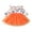 Z6-Orange, variant on Halloween Outfit for Toddler Girl Pumpkin Bat Dress Tutu Dress Long Sleeve Tulle Tutu Skirt Cute Fall Halloween Clothes Orange 90