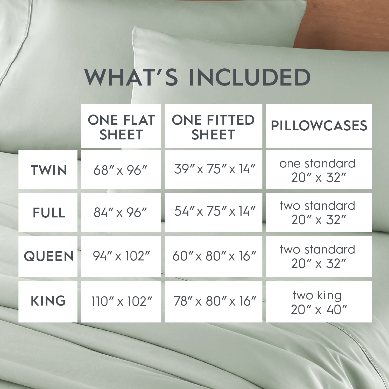 Better Homes & Gardens 4-Piece 300 Thread Count Soft Sea Cotton Sateen Bed Sheet Set, King