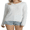 White, variant on Women's 100% Cotton Cable Knit Sweater, Crew Neck Lightweight Pullover Sweater for Women, Long Sleeve Knit Top, White XL