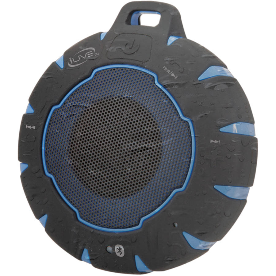 iLive Waterproof Bluetooth Speaker, Blue photo 4