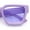 Lavender - Purple, variant on Womens Mod Pop Color Beveled Thick Horn Rim Plastic Fashion Sunglasses All Black