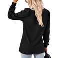 thumbnail image 5 of SHINE UP T Shirts for Women Puff Long Sleeve Shirts Casual Square Neck Tunic Tops, 5 of 8