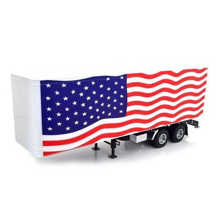 ROAD KINGS 1/18 - TRUCK Trailer Stars and Stripes