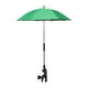 thumbnail image 3 of Sombrilla para silla de playa con clip para cochecito de golf, piscina y patio. Verde, 3 of 8