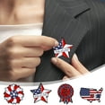 thumbnail image 7 of Moocorvic 4th of July Brooch Pins for Women, American Flag Star Flowers Patriotic Memorial Day Pins Independence Day Party Gifts for Women Girlsfriend, 7 of 7