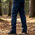 thumbnail image 5 of Cmfcve Water Repellent Cargo Pants for Men Drawstring Waist Casual Pants Straight Leg Hiking Pants, 5 of 7