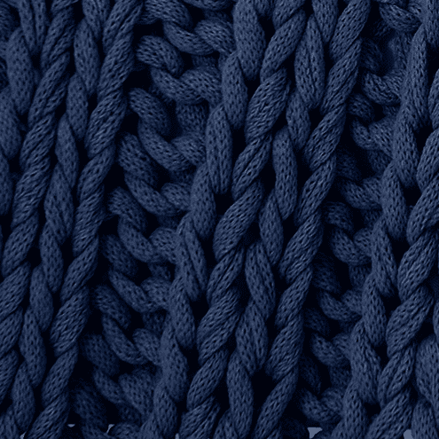 Cottage Lane Blue Wool Throws 60" x 50"