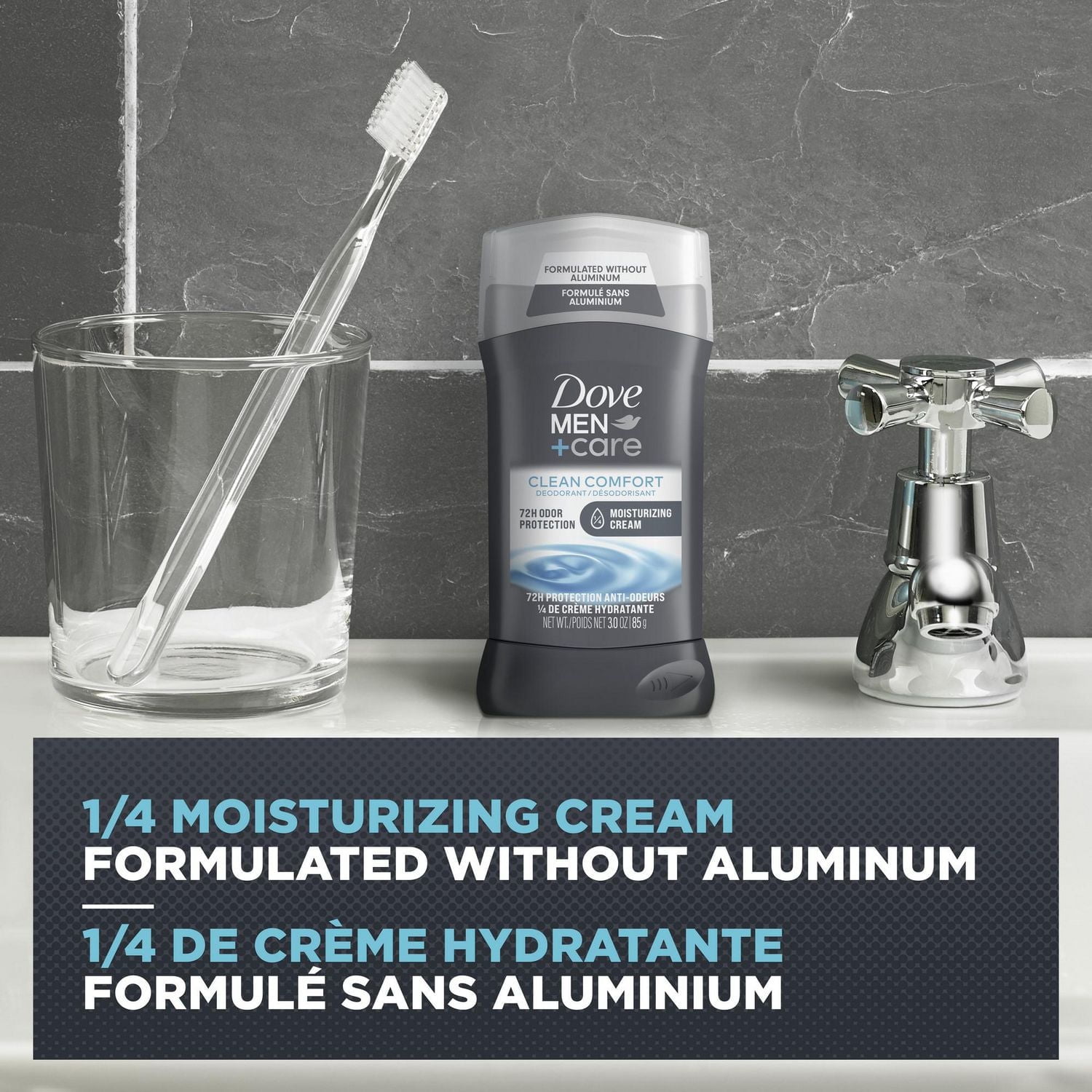 Dove Men+Care Désodorisant en Bâton Clean Comfort