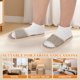 thumbnail image 3 of IDEANATEGRATE 2 Pares De Slippers De Lino Beige Con Suela Eva Impermeable Y Antideslizante, 3 of 6