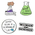 thumbnail image 2 of 4 Uds. Broches de de moda alfileres de alfileres de insignia química de joyería Mini insignia para mochila decoración Hugo Broches, 2 of 10