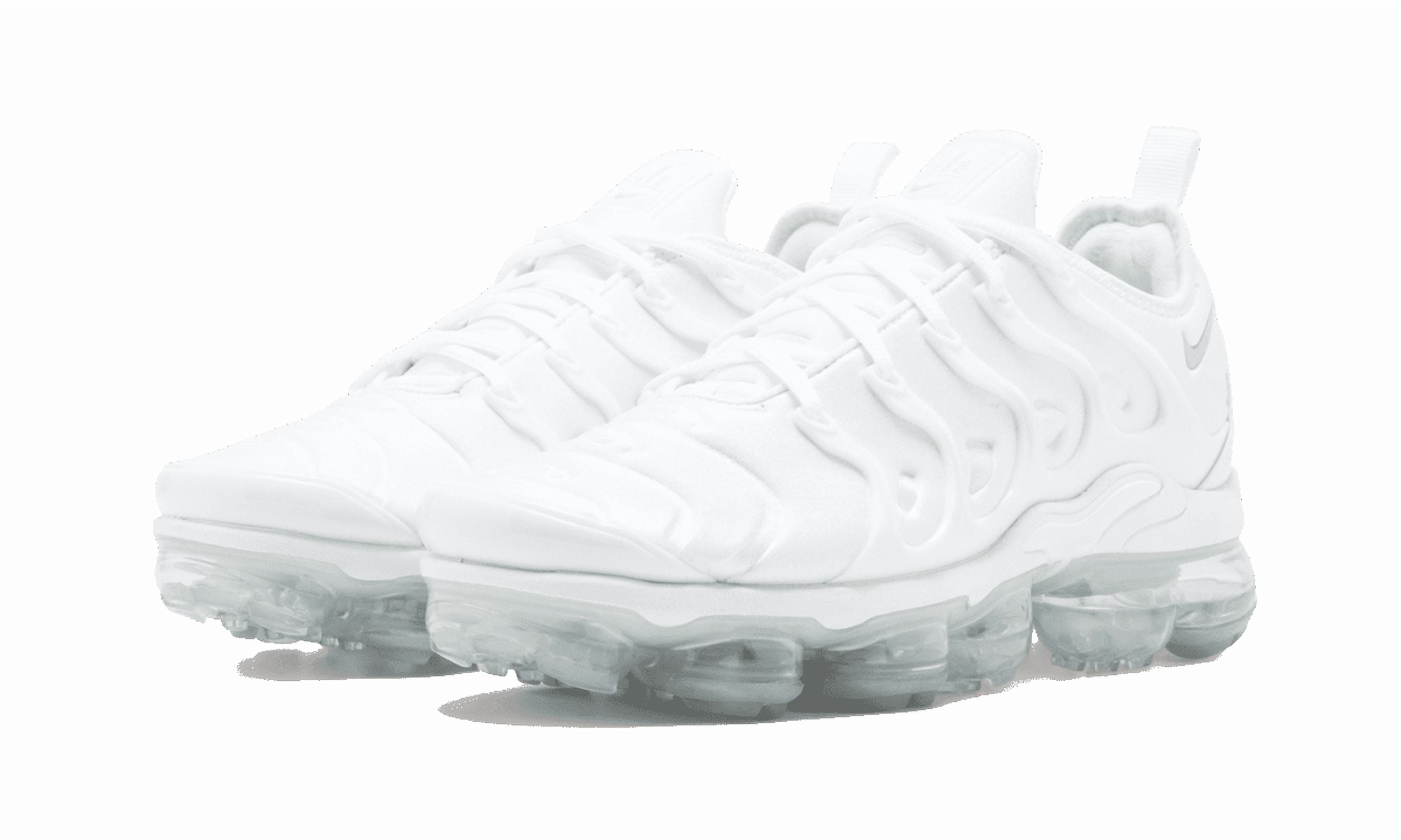 NIKE MENS Air Vapormax Plus "Triple White" 924453 100 from Stadium Goods