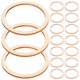 thumbnail image 3 of 50 piezas de accesorios para manualidades: círculos decorativos de madera, piezas redondas ahuecadas, mini rodajas de madera, accesorios para decoración de tela, tamaño 6 cm., 3 of 8