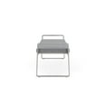 thumbnail image 5 of Gansett Reception Waiting Room Steel 3-Seat Bench / Silver Steel / Gray, 5 of 5