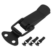 ULTNICE Quick Release Hook Latch Black Iron 4Set 2.9X1.1X0.2In