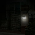thumbnail image 3 of Cateissary Placa de puerta de luz Solar, impermeable, iluminado, para jardín, casa, dirección, porche, patio trasero, decoración de calle, Iluminación y accesorios Negro, 3 of 6