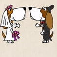thumbnail image 2 of CafePress - Basset Hound Wedding Tote Bag - Unisex Canvas Tote Bag, Beige, 1-Piece, 2 of 7