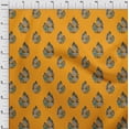 thumbnail image 3 of oneOone Viscose Chiffon Fabric Leaves & Floral Block Print Fabric By The Yard 42 Inch Wide, 3 of 4