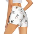 thumbnail image 3 of Sigee Bbaseball Dog for Women's Athletic Shorts High Waisted Running Shorts Pocket Sporty Short Gym Elastic Workout Shorts, 3 of 9