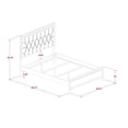 thumbnail image 5 of Pemberly Row 3-Piece Queen Bedroom Set with Nightstand in White, 5 of 5