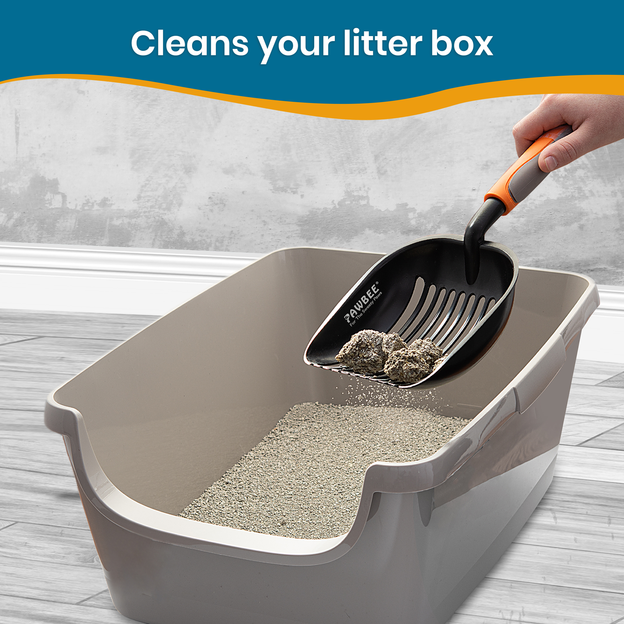 Pawbee Cat Litter Scooper with Non-Slip Handle photo 4