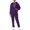 Dark Purple #1, variant on Track Suits for Women Set Plain Hoodie and Sweatpants 2 Piece Matching Sweatsuit Travel Athletic Lounge Set