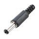 thumbnail image 4 of 100Pzs Negro 2.5mm x 5.5mm Adaptador Jack Clavija Macho de Potencia DC, 4 of 5