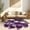 Purple, variant on Flowers 2 Ft Round Throw Accent Area Rugs Floral Rose Flower Shaped Rug Modern for Girls Bedroom Floor Living Room Carpet 305 Red