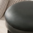 thumbnail image 5 of Counter Stool with Graystone and Black Faux Leather Seat, Set of 2, 5 of 13