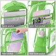 thumbnail image 3 of Mochila KIMNERPU PVC transparente verde transparente de gran capacidad, 3 of 7