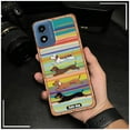 thumbnail image 2 of HBH-Phone Case For MOTO G Play 2024/4G/5G, Anti-knock Cartoon Fashion Design Graffiti TPU Cute Protective Durable Dirt-resistant Waterproof Full wrap Silicone Soft case Anti-dust, 2 of 9